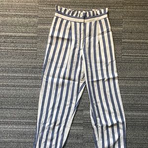 Topshop cropped Paperbag Pant